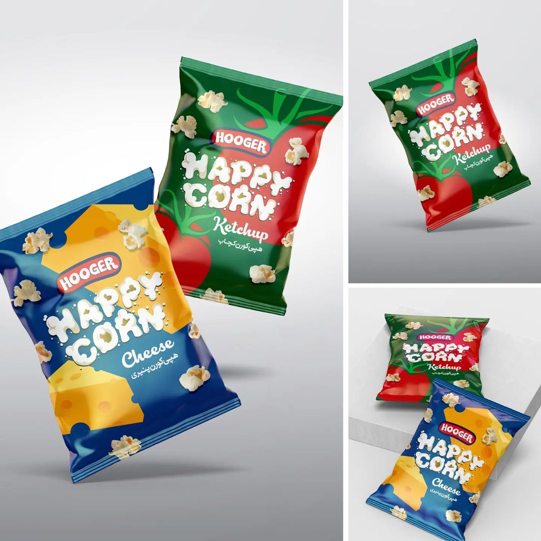 Hooger Happy corns Packaging Design