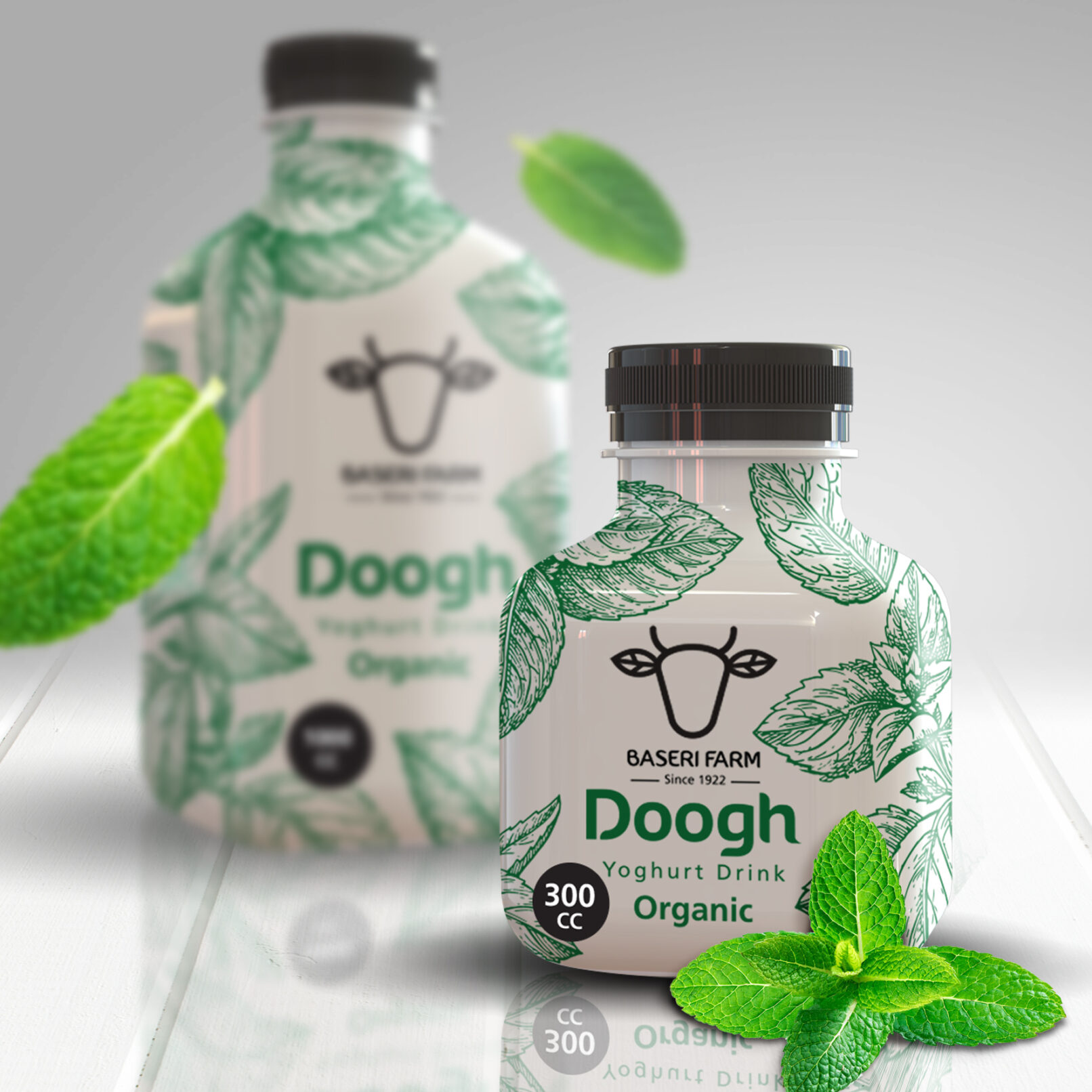 Baseri Farm Yogurt Drink Package Design 01