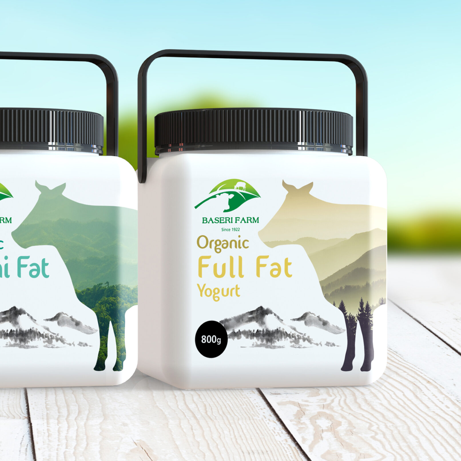 Baseri Farm Yogurt Package Design 2