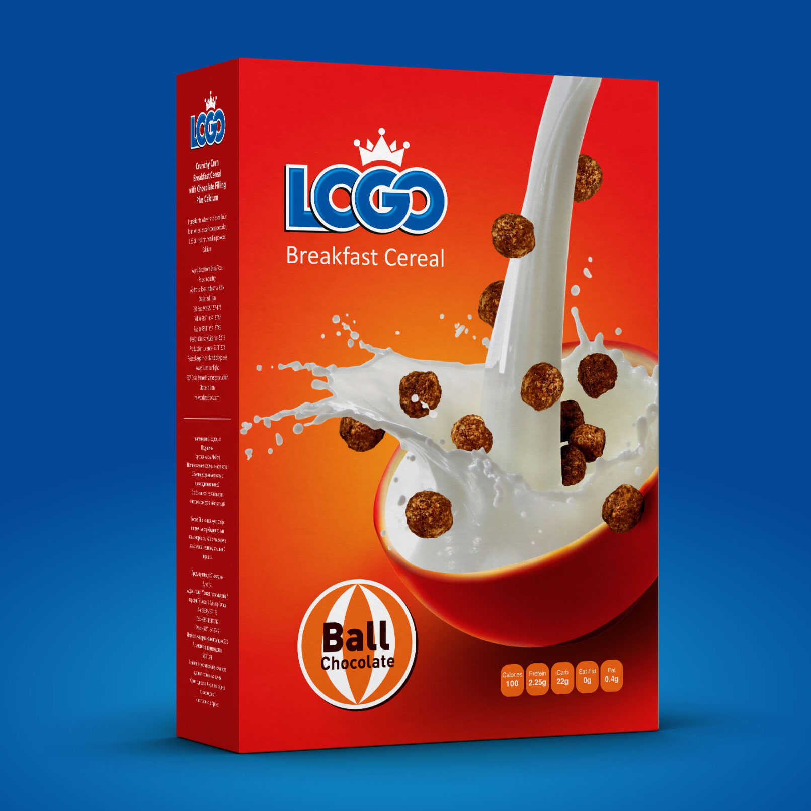 Breakfast Cereal Package Design - Pack2