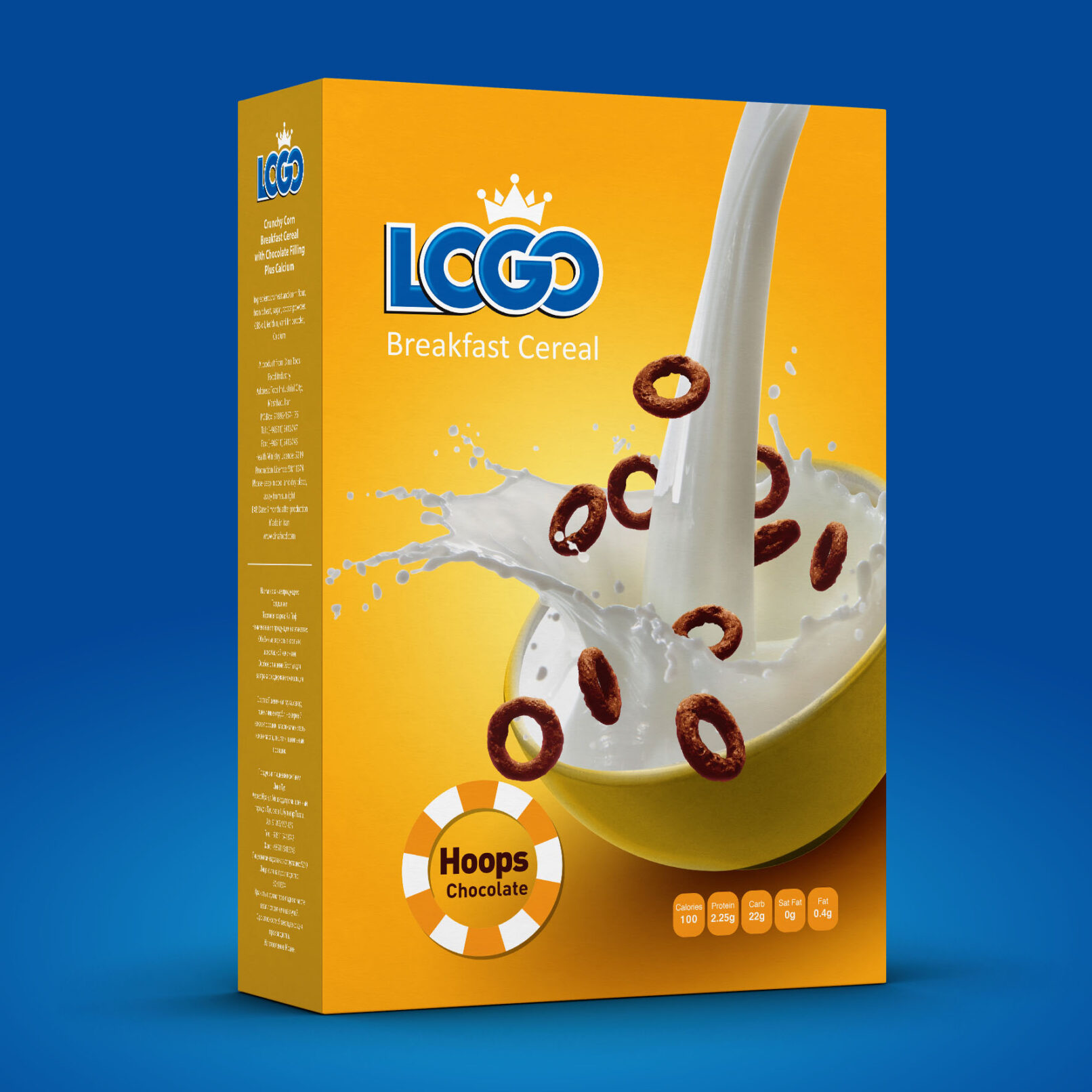 Breakfast Cereal Package Design - Pack3