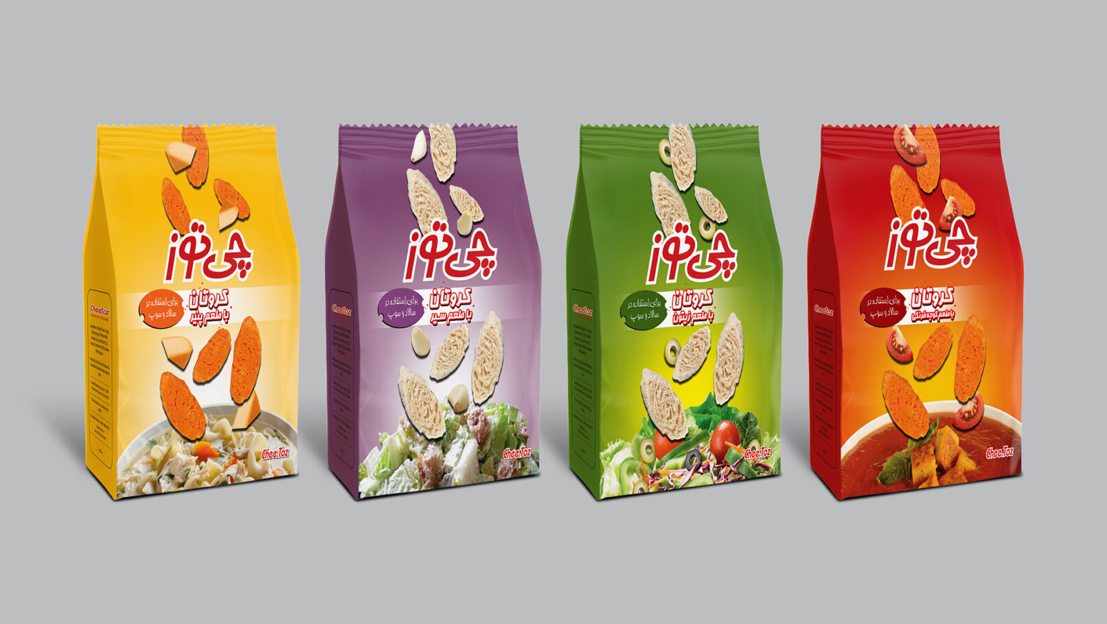 Cheetoz Crouton Packaging - All