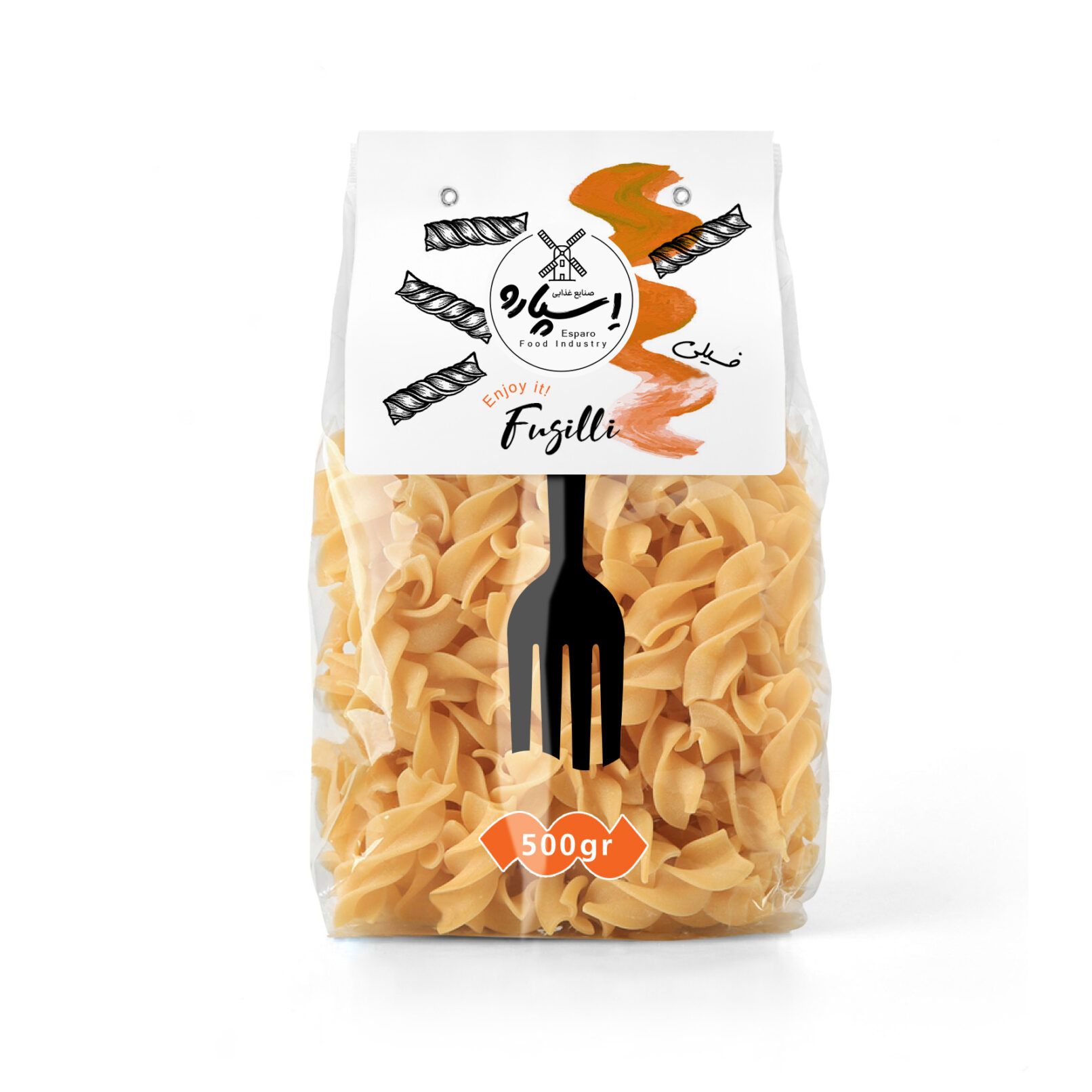 Esparo Pasta Package Design 02 Fusilli