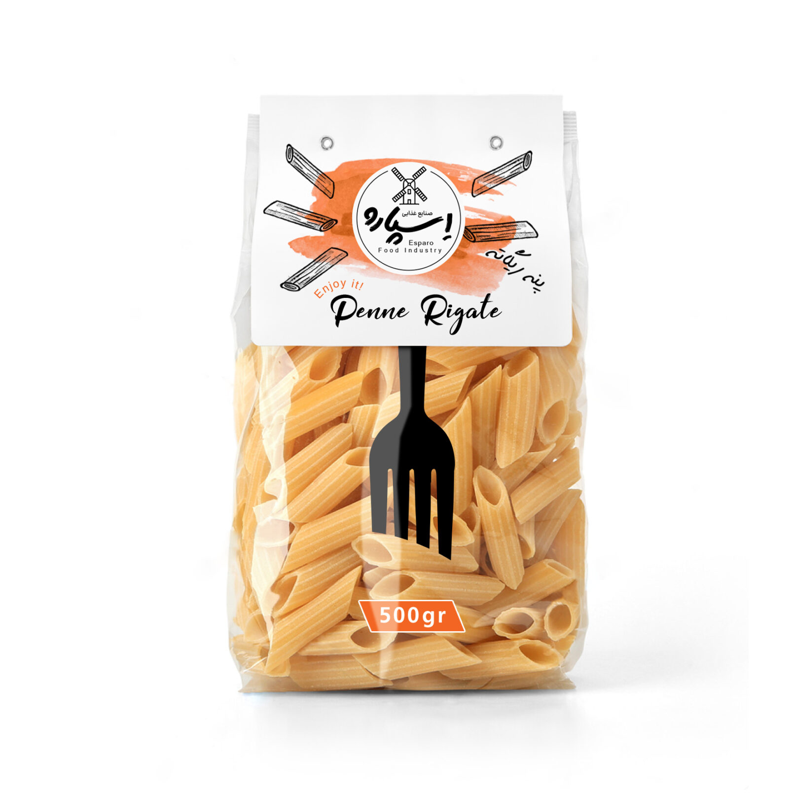 Esparo Pasta Package Design 03 Penne Rigate