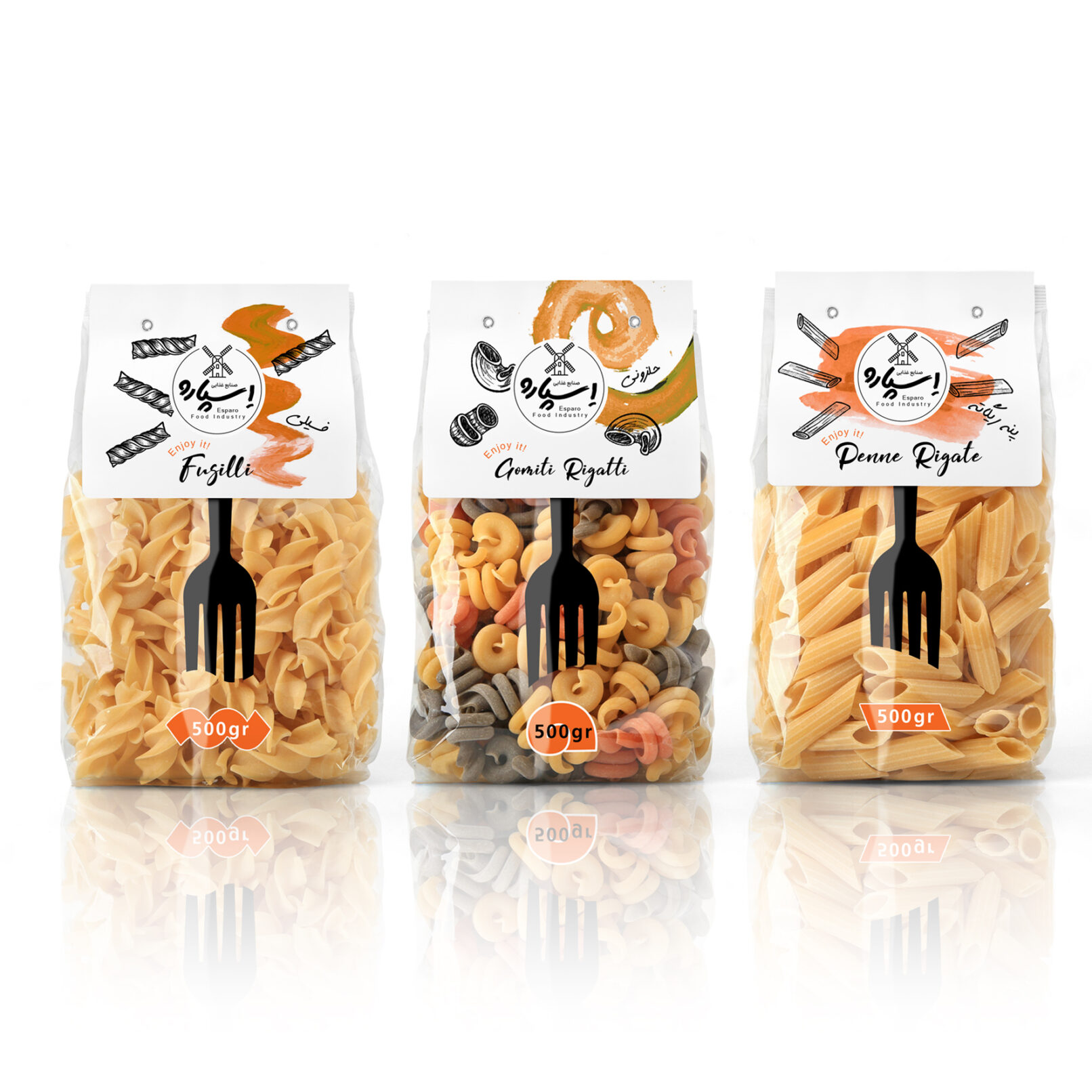 Esparo Pasta Package Design 05 All