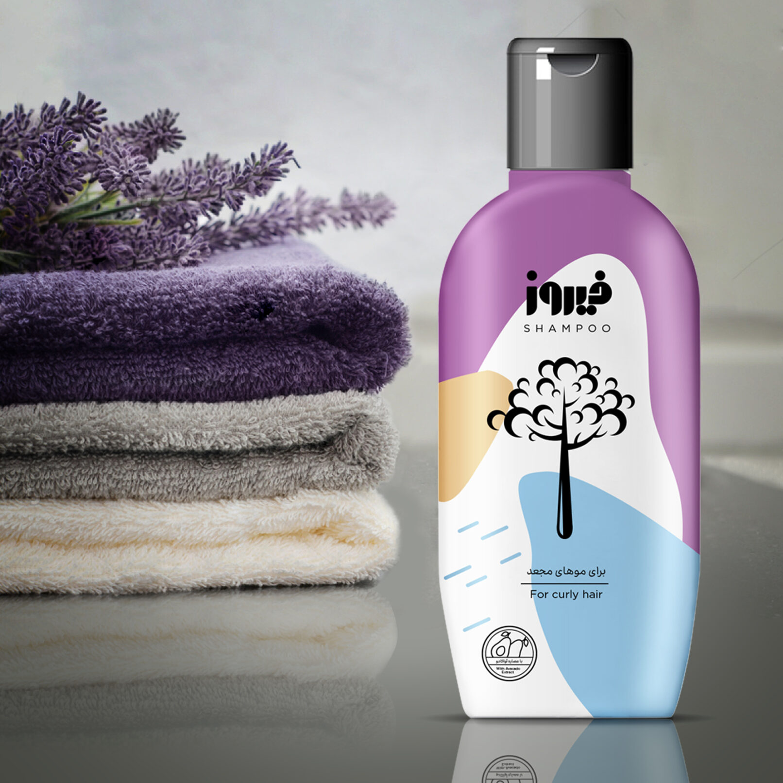 Firooz Shampoo Bottle Label Design 04