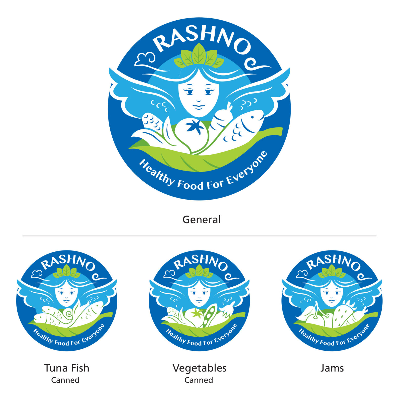Rashno Foods Logo Design 3