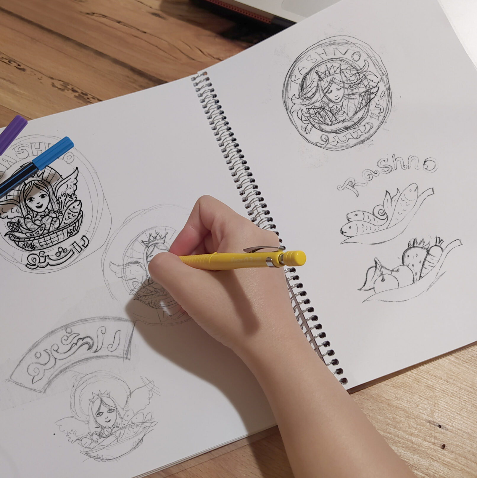 Rashno Foods Logo Design 4