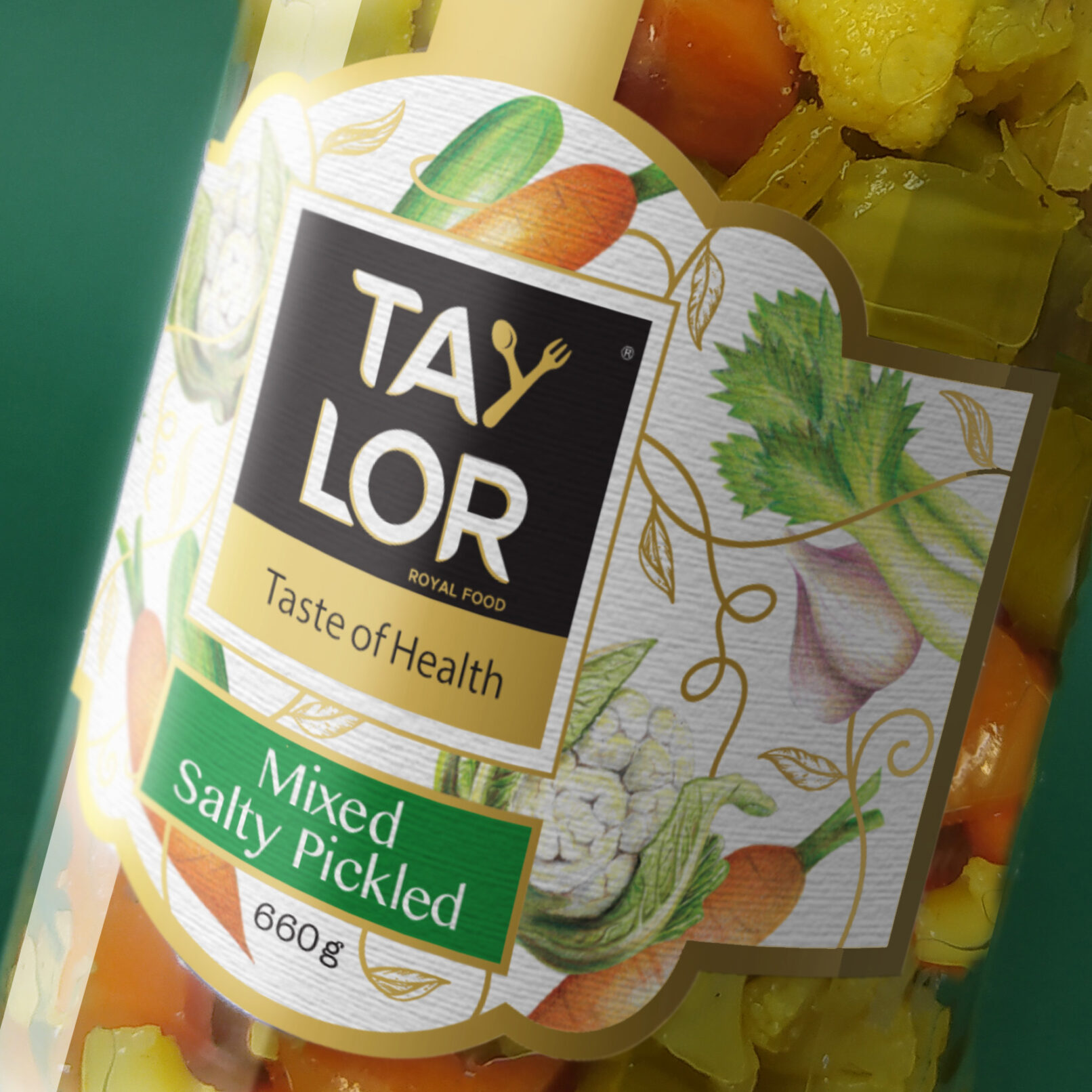 Taylor Pickles Label Design 01