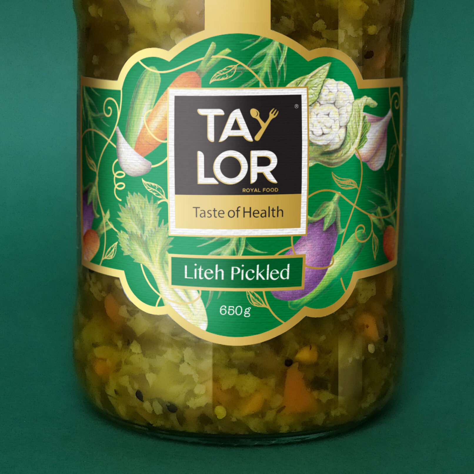 Taylor Pickles Label Design 04