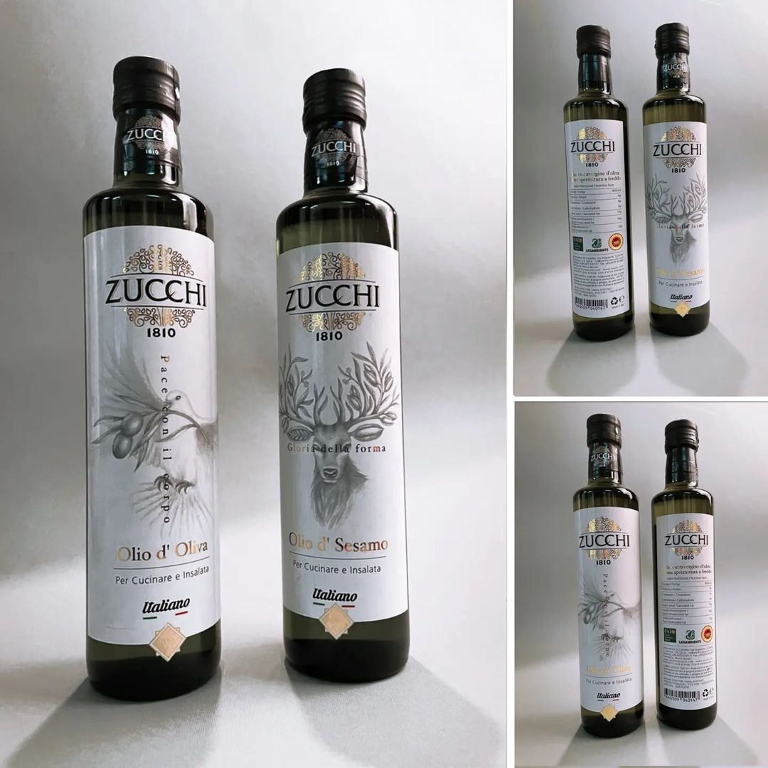 Packaging Design for Zucchi Olive & Sesame Oil