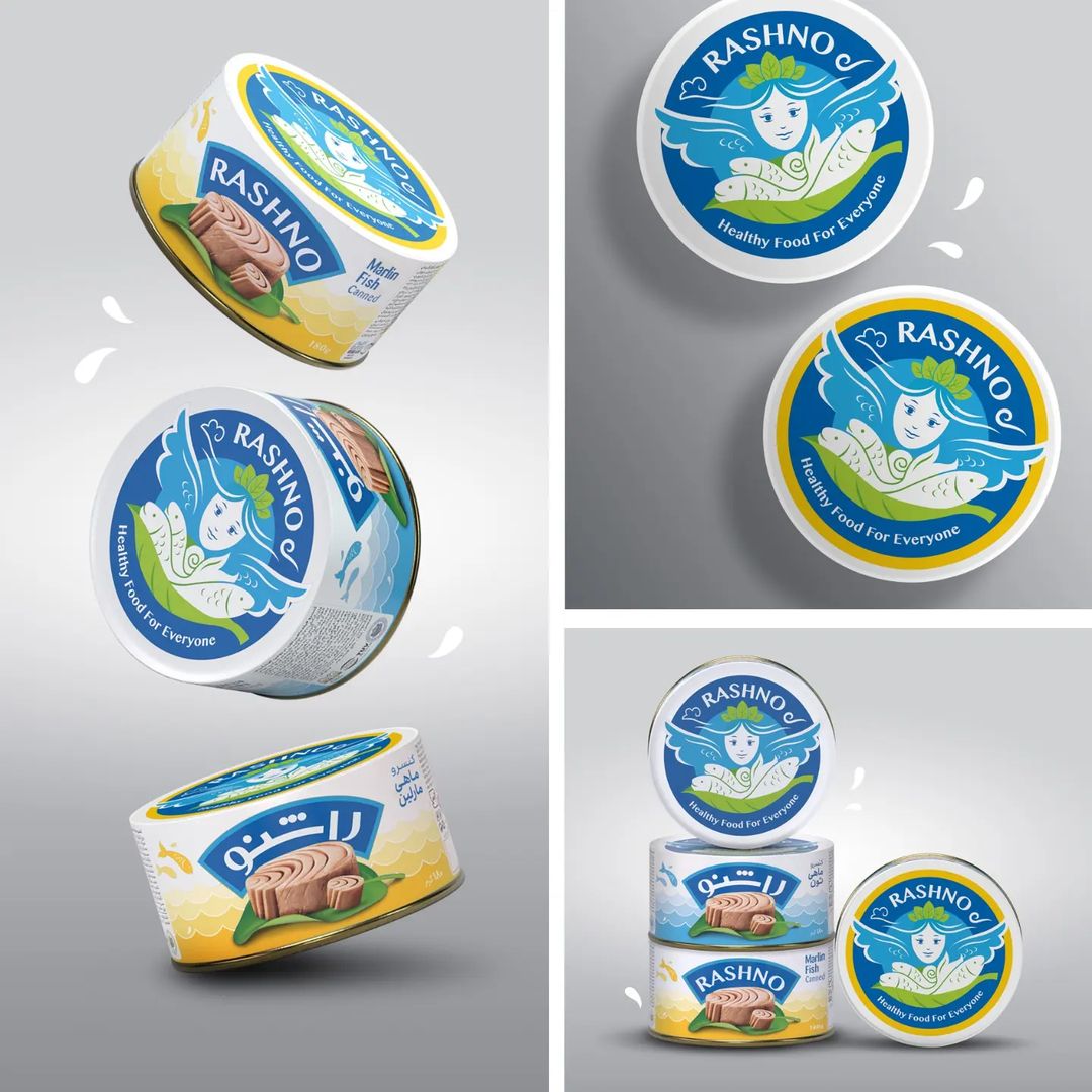 Rashno Tuna Fish Packaging Design