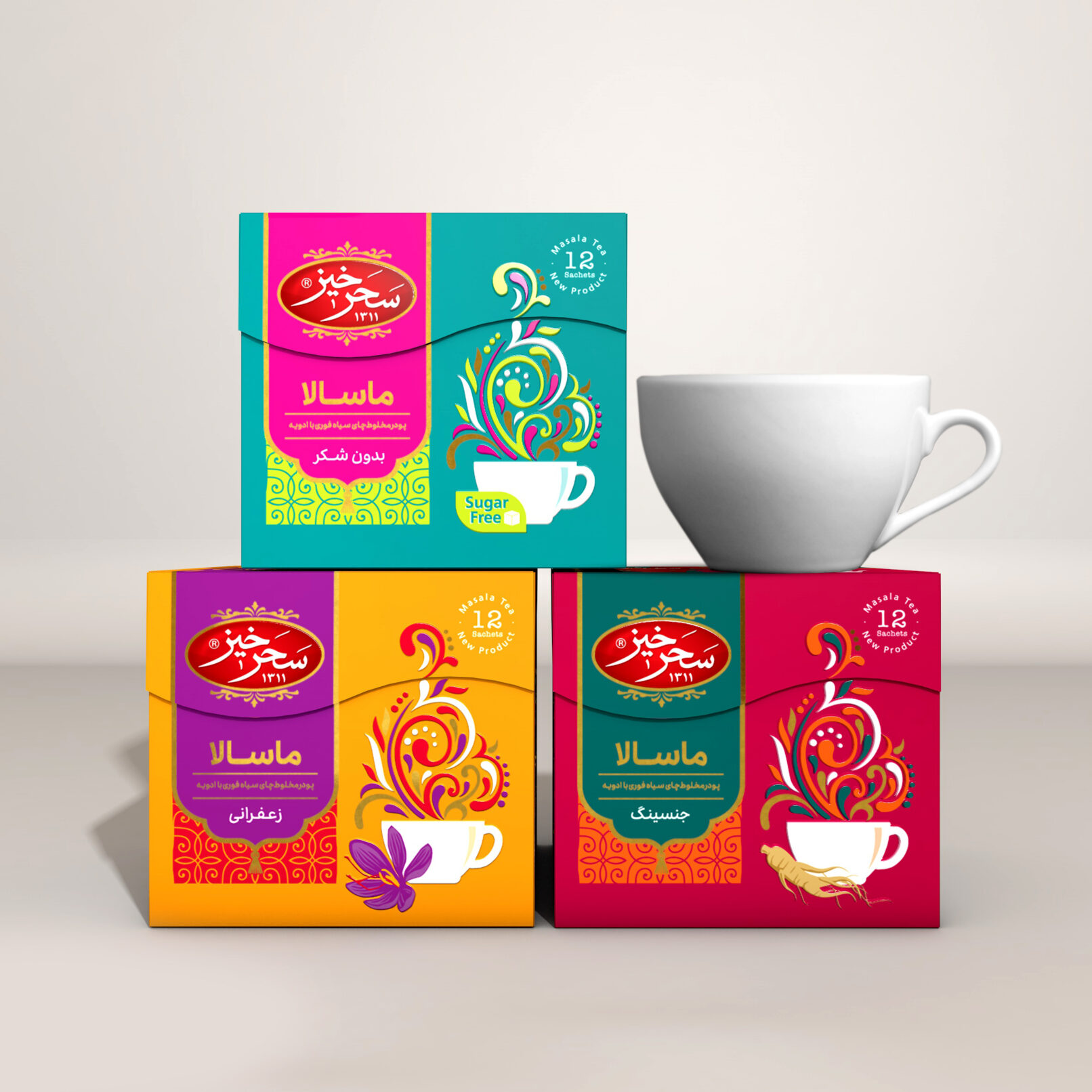 Saharkhiz Masala Tea Packaging(All2)