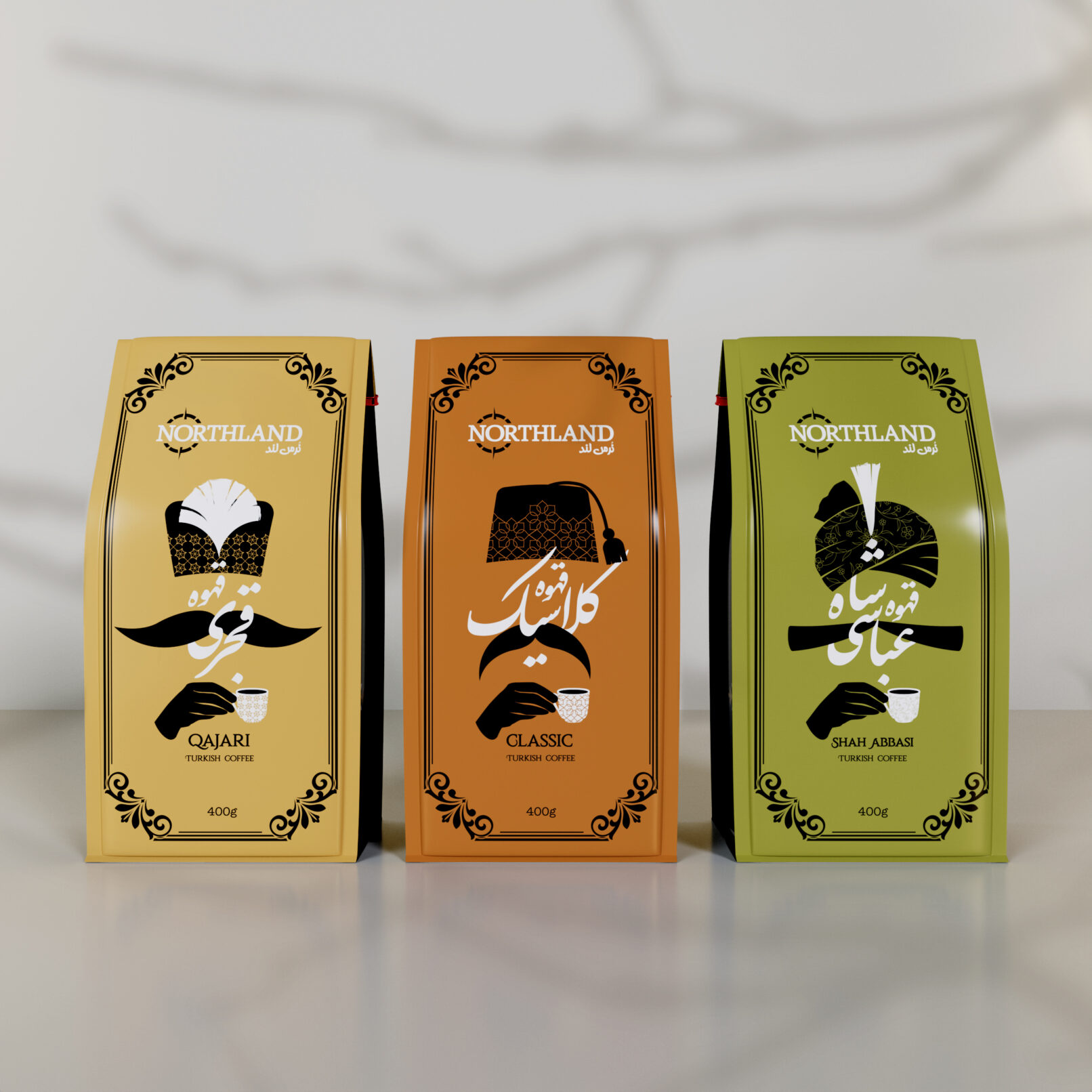 Northland Coffee packaging composition2